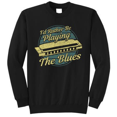 Style Musician Harmonica Blues Sweatshirt