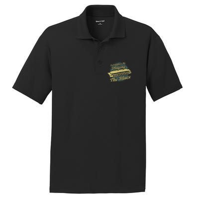 Style Musician Harmonica Blues PosiCharge RacerMesh Polo