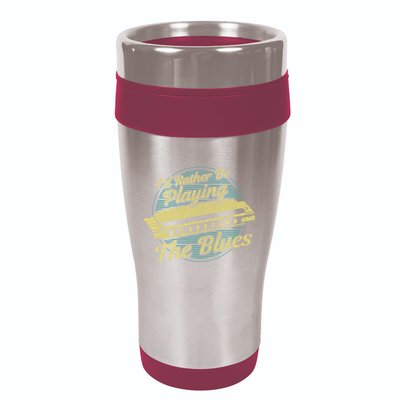 Style Musician Harmonica Blues 16oz Travel Tumbler