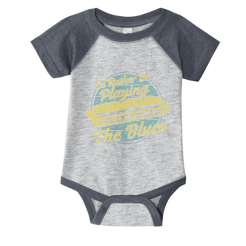Style Musician Harmonica Blues Infant Baby Jersey Bodysuit