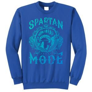 Spartan Mode Helmet Gym Warrior Fitness Beast Sparta Workout Gift Sweatshirt