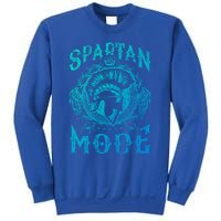 Spartan Mode Helmet Gym Warrior Fitness Beast Sparta Workout Gift Sweatshirt