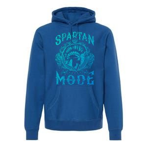 Spartan Mode Helmet Gym Warrior Fitness Beast Sparta Workout Gift Premium Hoodie