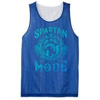 Spartan Mode Helmet Gym Warrior Fitness Beast Sparta Workout Gift Mesh Reversible Basketball Jersey Tank