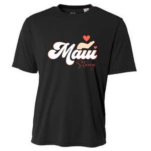 Strong Maui Hawaii Island I Love Hawaii Gift Cooling Performance Crew T-Shirt