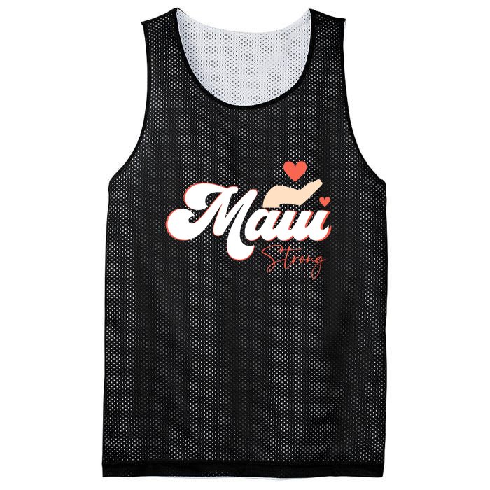 Strong Maui Hawaii Island I Love Hawaii Gift Mesh Reversible Basketball Jersey Tank