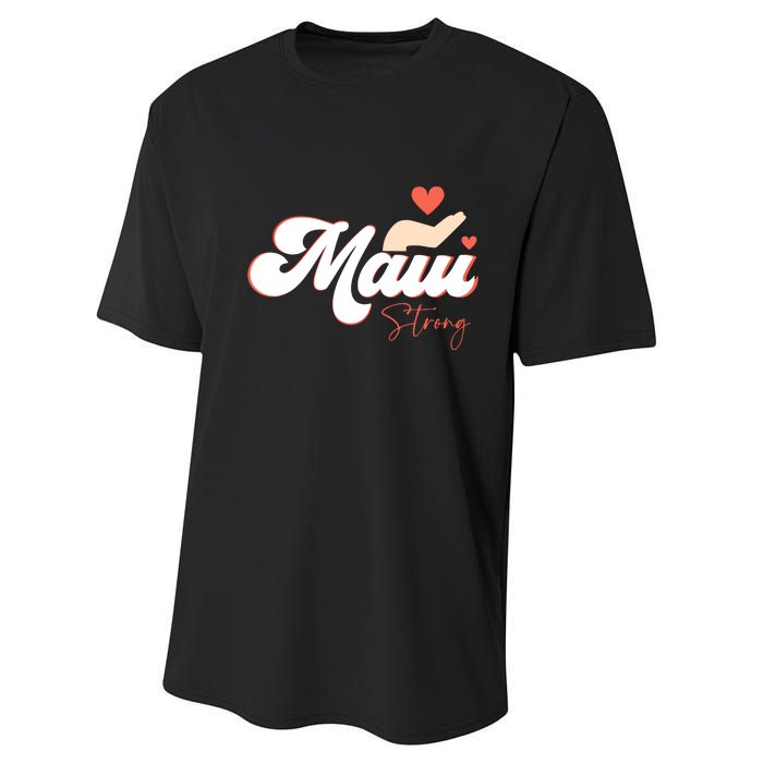 Strong Maui Hawaii Island I Love Hawaii Gift Performance Sprint T-Shirt