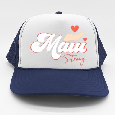 Strong Maui Hawaii Island I Love Hawaii Gift Trucker Hat