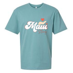 Strong Maui Hawaii Island I Love Hawaii Gift Sueded Cloud Jersey T-Shirt