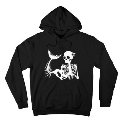 Skeleton Mermaid Halloween Hoodie