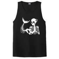 Skeleton Mermaid Halloween PosiCharge Competitor Tank