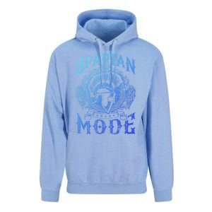 Spartan Mode Helmet Gym Warrior Fitness Beast Sparta Workout Gift Unisex Surf Hoodie