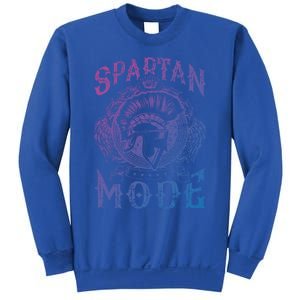 Spartan Mode Helmet Gym Warrior Fitness Beast Sparta Workout Gift Sweatshirt