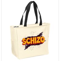 Schizo Mental Health Schizophrenia Zip Tote Bag