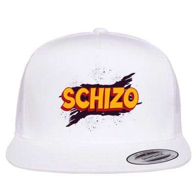 Schizo Mental Health Schizophrenia Flatbill Hat