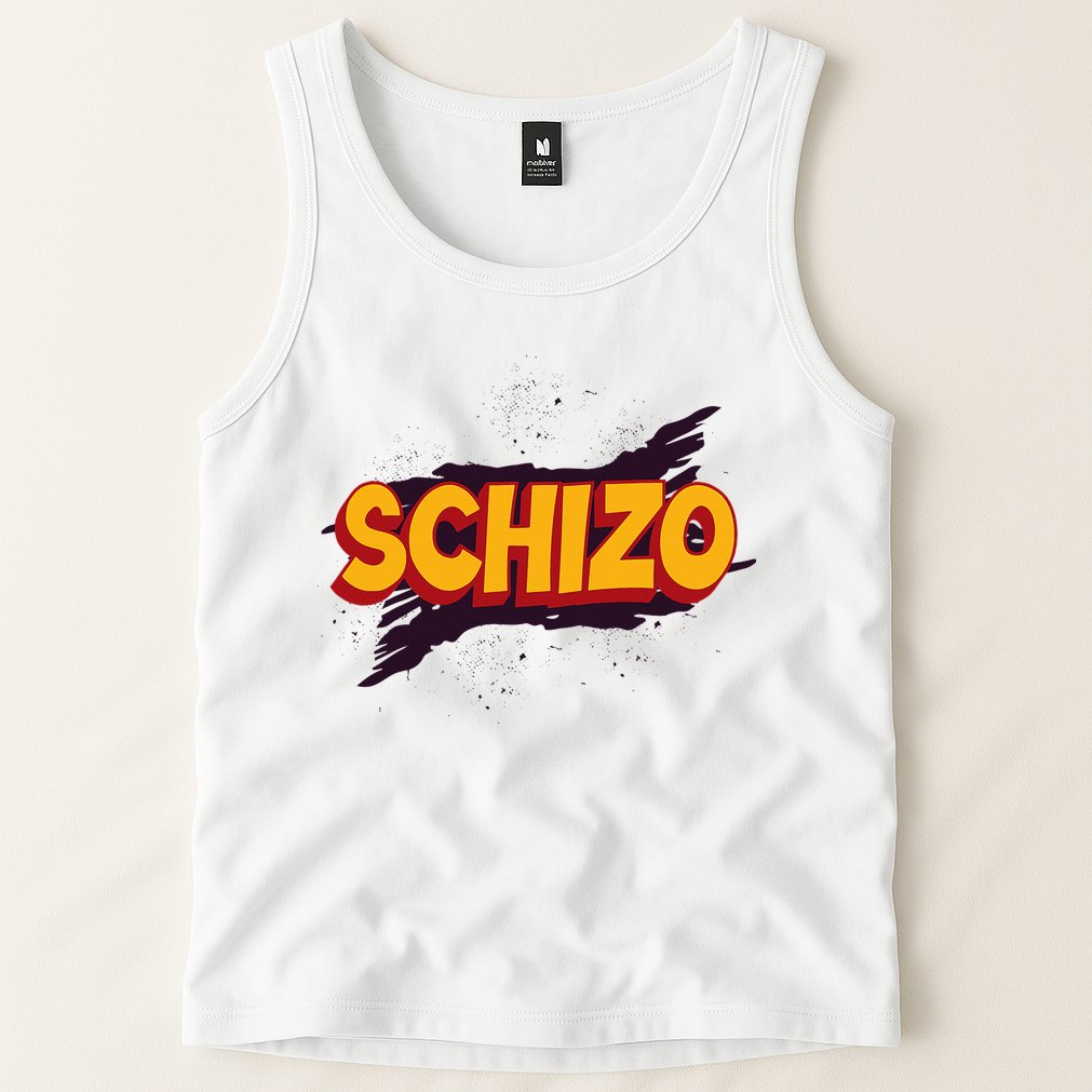 Schizo Mental Health Schizophrenia Tank Top