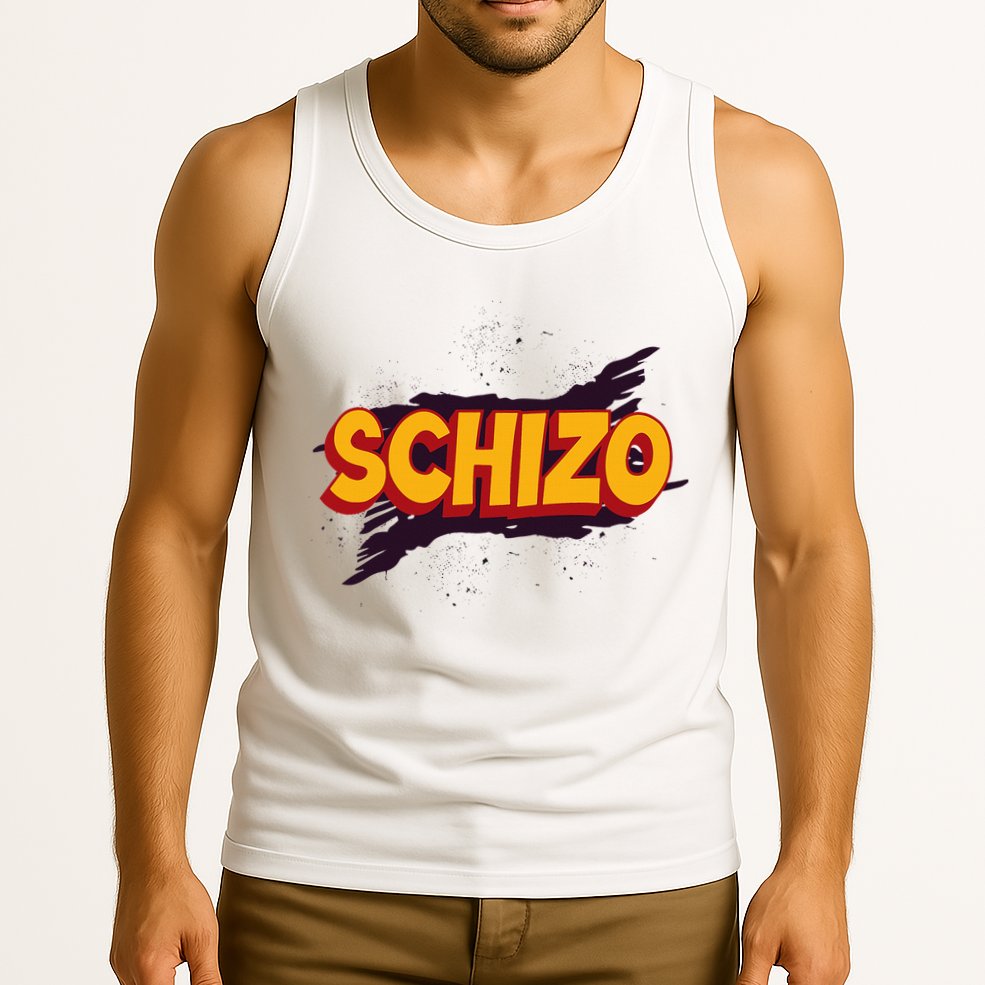 Schizo Mental Health Schizophrenia Tank Top