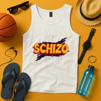 Schizo Mental Health Schizophrenia Tank Top