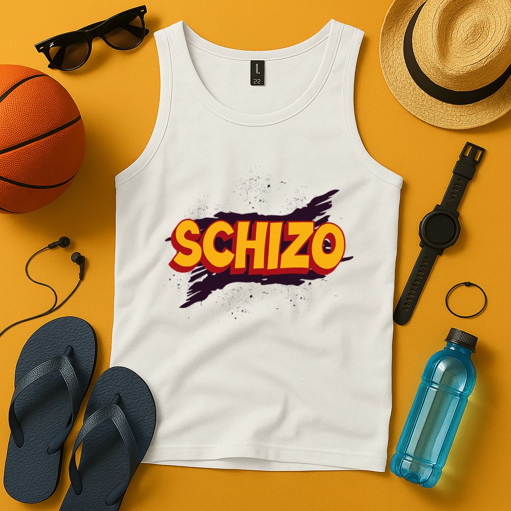 Schizo Mental Health Schizophrenia Tank Top
