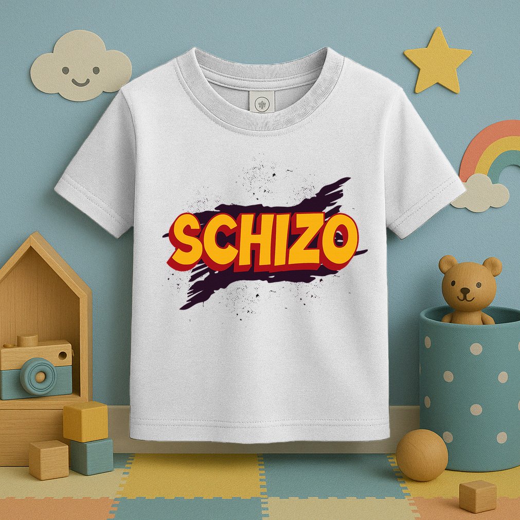 Schizo Mental Health Schizophrenia Toddler T-Shirt