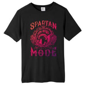 Spartan Mode Helmet Gym Warrior Fitness Beast Sparta Workout Gift Tall Fusion ChromaSoft Performance T-Shirt