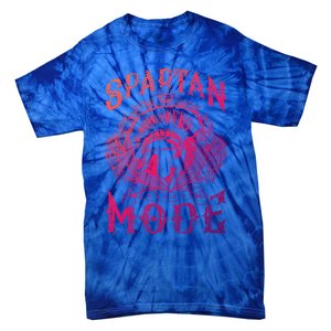 Spartan Mode Helmet Gym Warrior Fitness Beast Sparta Workout Gift Tie-Dye T-Shirt