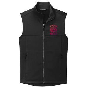 Spartan Mode Helmet Gym Warrior Fitness Beast Sparta Workout Gift Collective Smooth Fleece Vest