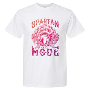 Spartan Mode Helmet Gym Warrior Fitness Beast Sparta Workout Gift Garment-Dyed Heavyweight T-Shirt