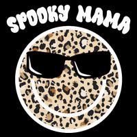 Spooky Mama Halloween Cheetah Smile Apron