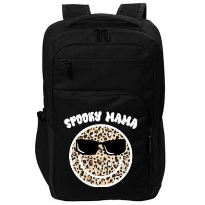 Spooky Mama Halloween Cheetah Smile Impact Tech Backpack