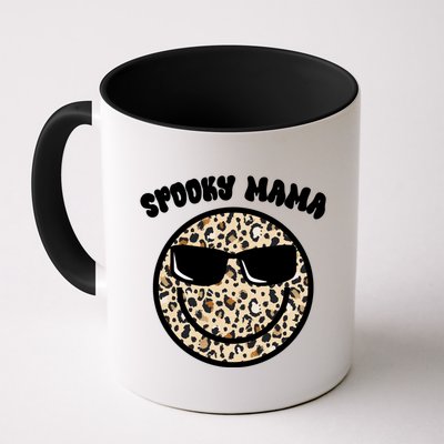 Spooky Mama Halloween Cheetah Smile Mug