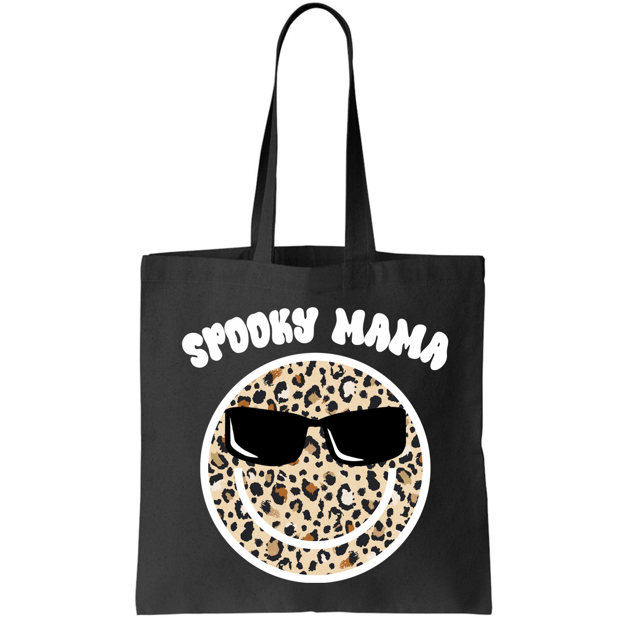 Spooky Mama Halloween Cheetah Smile Bag