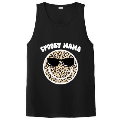 Spooky Mama Halloween Cheetah Smile PosiCharge Competitor Tank