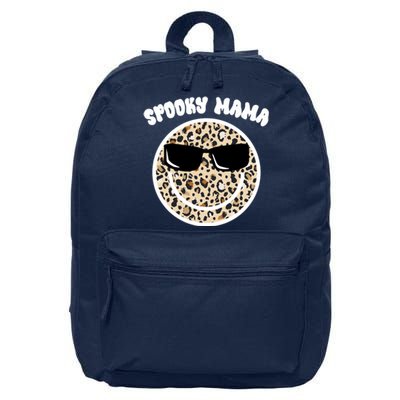 Spooky Mama Halloween Cheetah Smile 16 in Basic Backpack