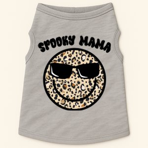 Spooky Mama Halloween Cheetah Smile Doggie Tank