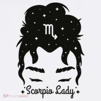 Scorpio Messy Hair Bun Birthday Gift Wool Snapback Cap