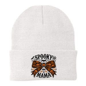 Spooky Mama Halloween Witch Pumpkin Head Knit Cap Winter Beanie