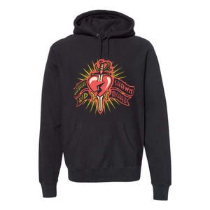 Shawn Michaels Heart Dagger Premium Hoodie