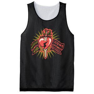 Shawn Michaels Heart Dagger Mesh Reversible Basketball Jersey Tank