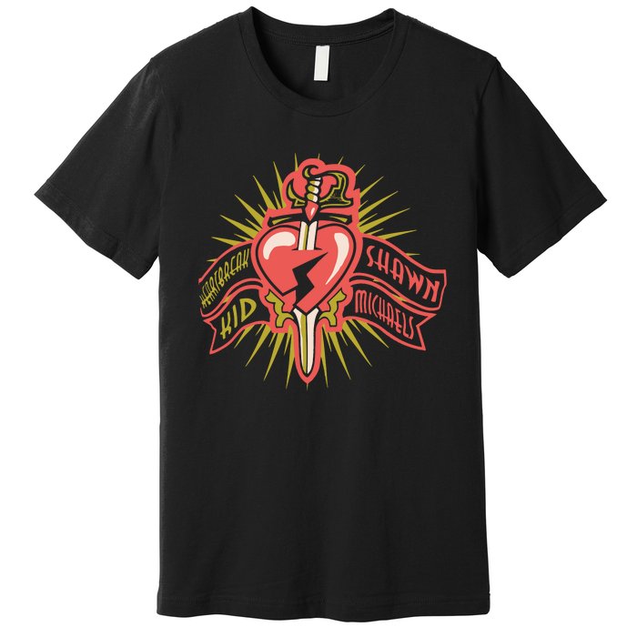 Shawn Michaels Heart Dagger Premium T-Shirt