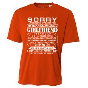 Sorry My Heart Only Beats For My Freaking Awesome Friend Great Gift Cooling Performance Crew T-Shirt