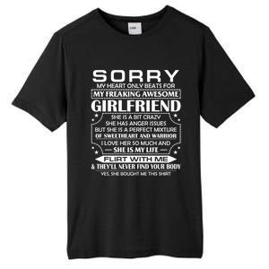 Sorry My Heart Only Beats For My Freaking Awesome Friend Great Gift Tall Fusion ChromaSoft Performance T-Shirt