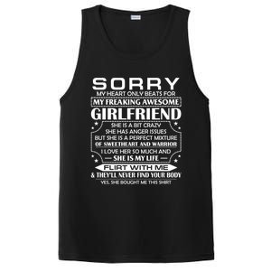 Sorry My Heart Only Beats For My Freaking Awesome Friend Great Gift PosiCharge Competitor Tank