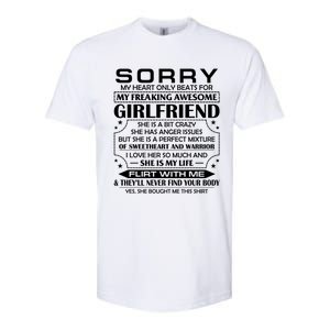 Sorry My Heart Only Beats For My Freaking Awesome Friend Great Gift Softstyle CVC T-Shirt