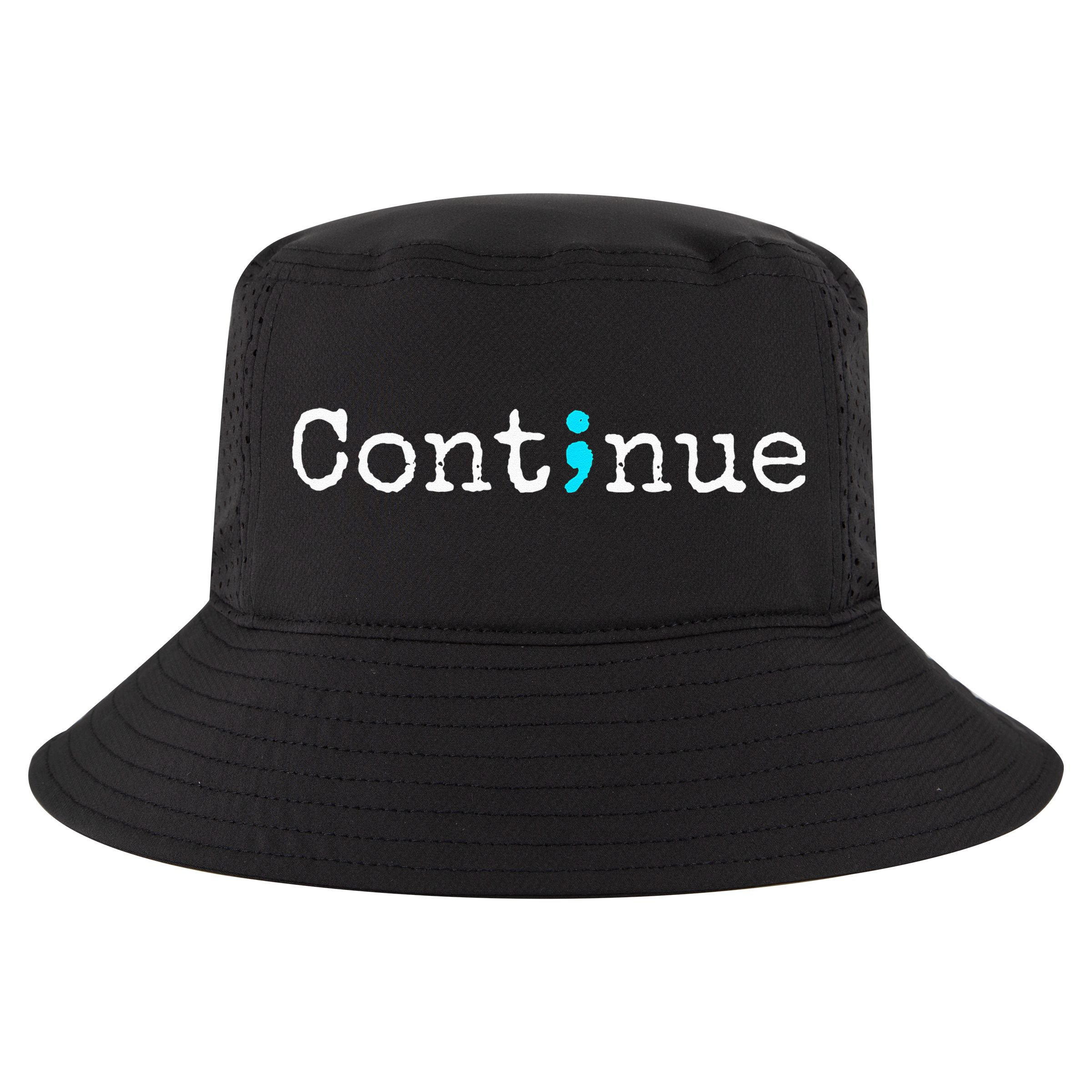 Semicolon Mental Health & Suicide Prevention Awareness Cool Comfort Performance Bucket Hat