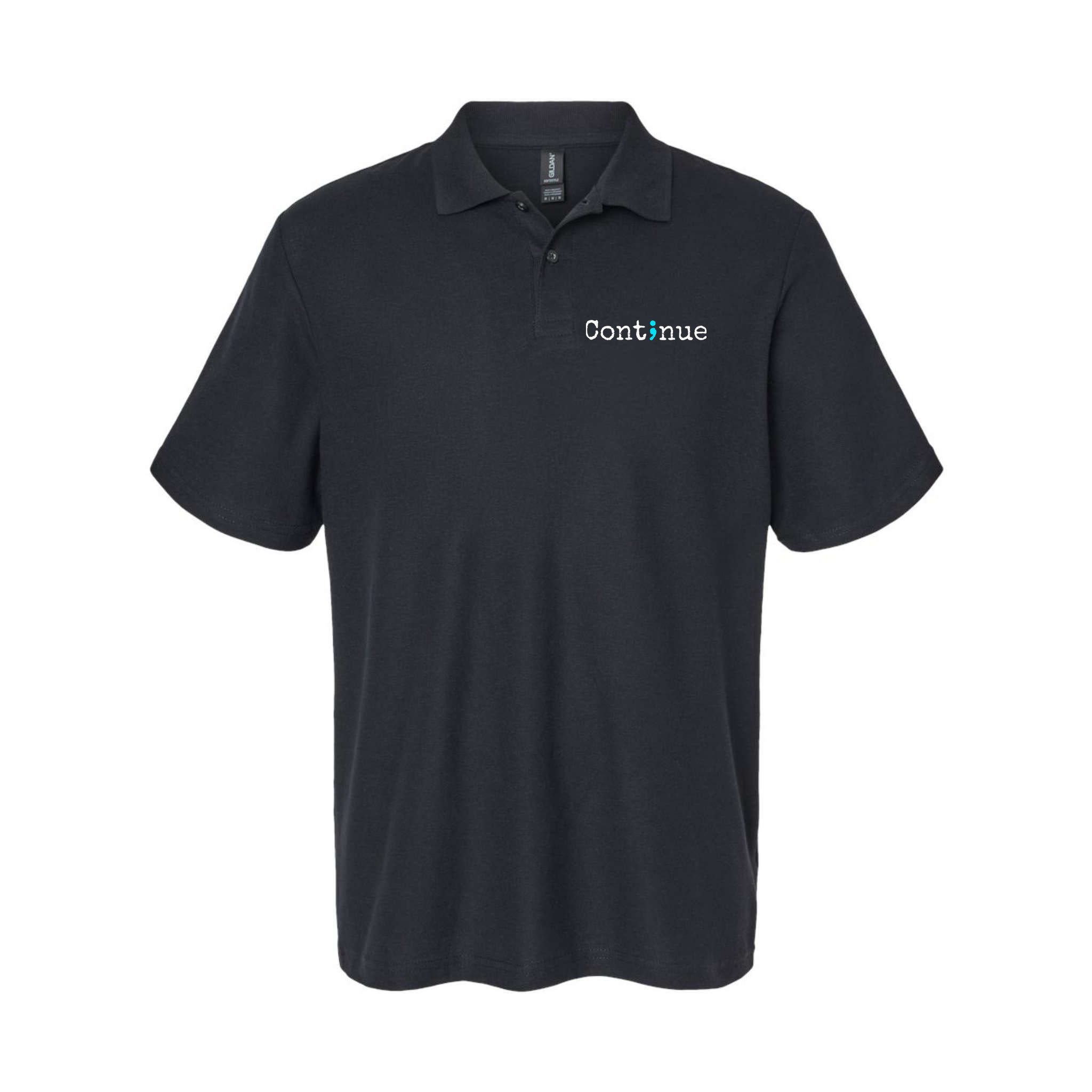 Semicolon Mental Health & Suicide Prevention Awareness Polo