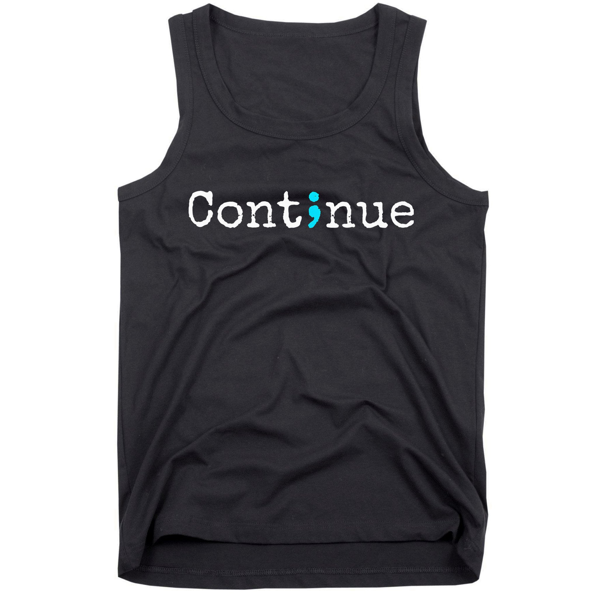 Semicolon Mental Health & Suicide Prevention Awareness Tank Top