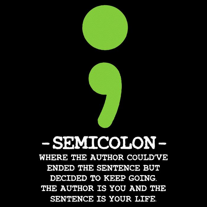 Semicolon Mental Health Awareness Suicide Prevention City Backpack