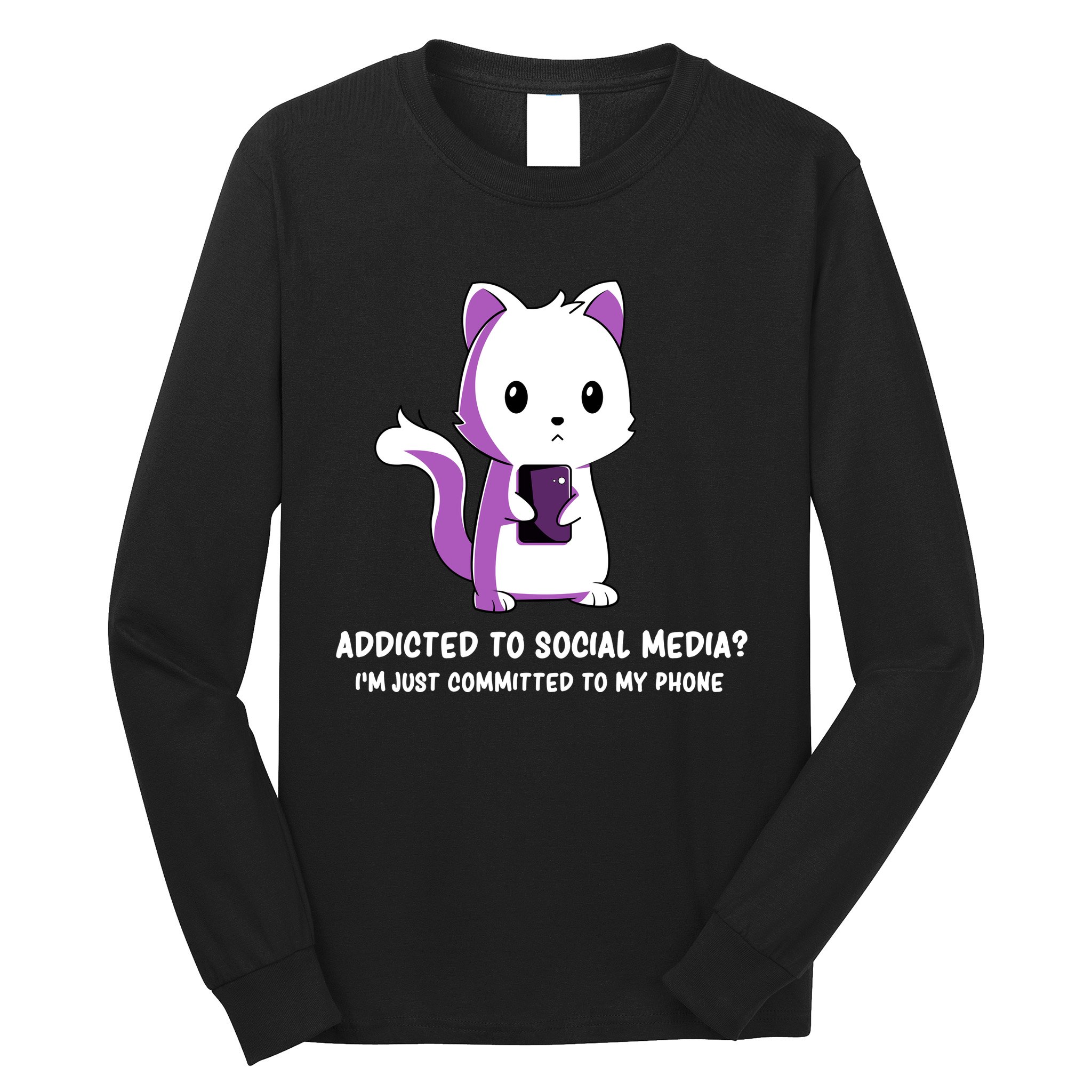 Social Media Humor Influencer Sarcasm Long Sleeve Shirt