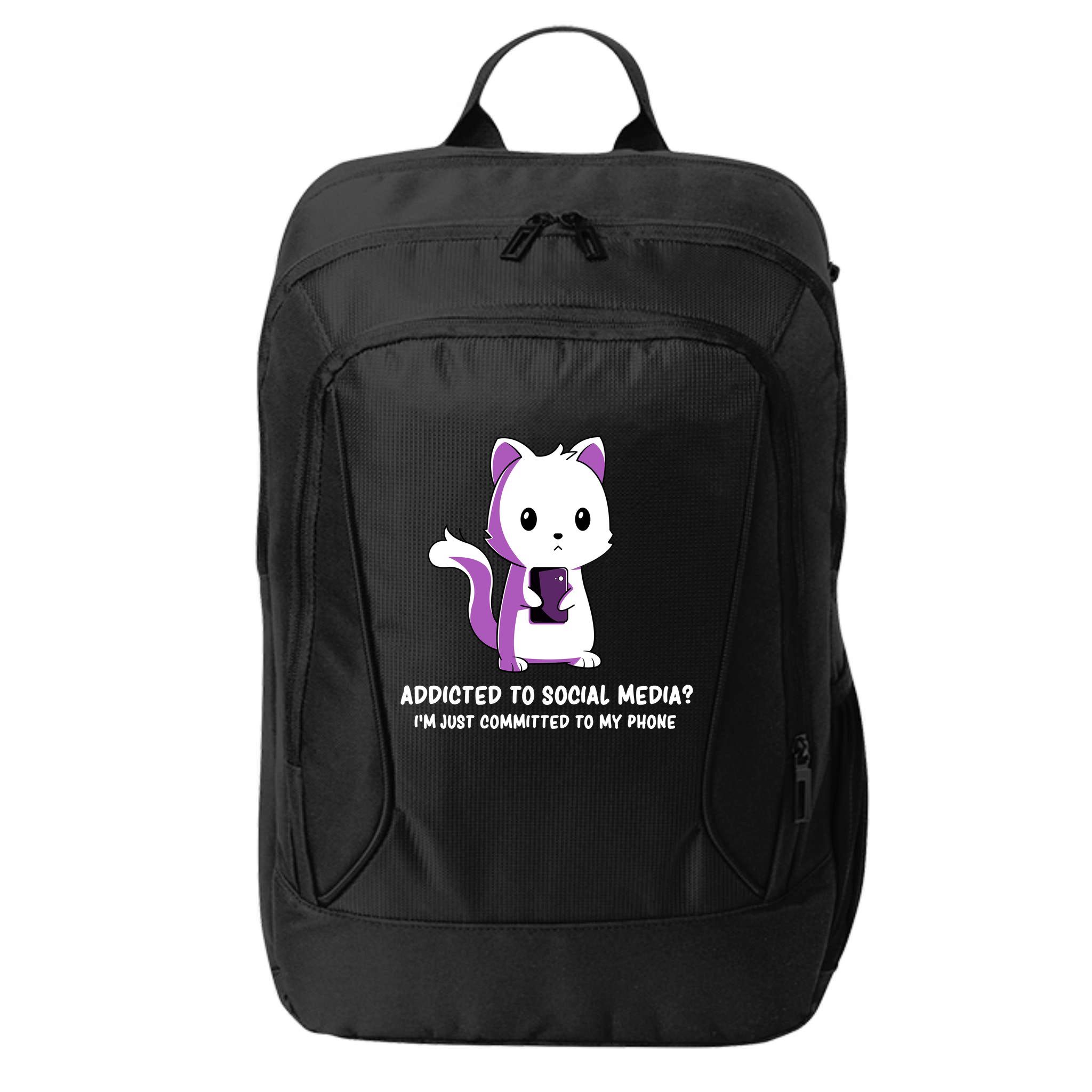 Social Media Humor Influencer Sarcasm City Backpack